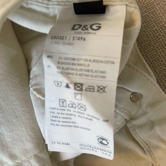 Dolce & Gabbana Originally. Very comfort 98 - cotton 2 elastant. - Picture 5 of 6